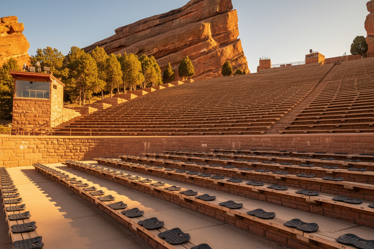 Red Rocks Golden Sunset