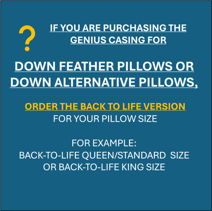 PillowWare™ Genius by SleepPower™: Pillow Height Adjusting Casing